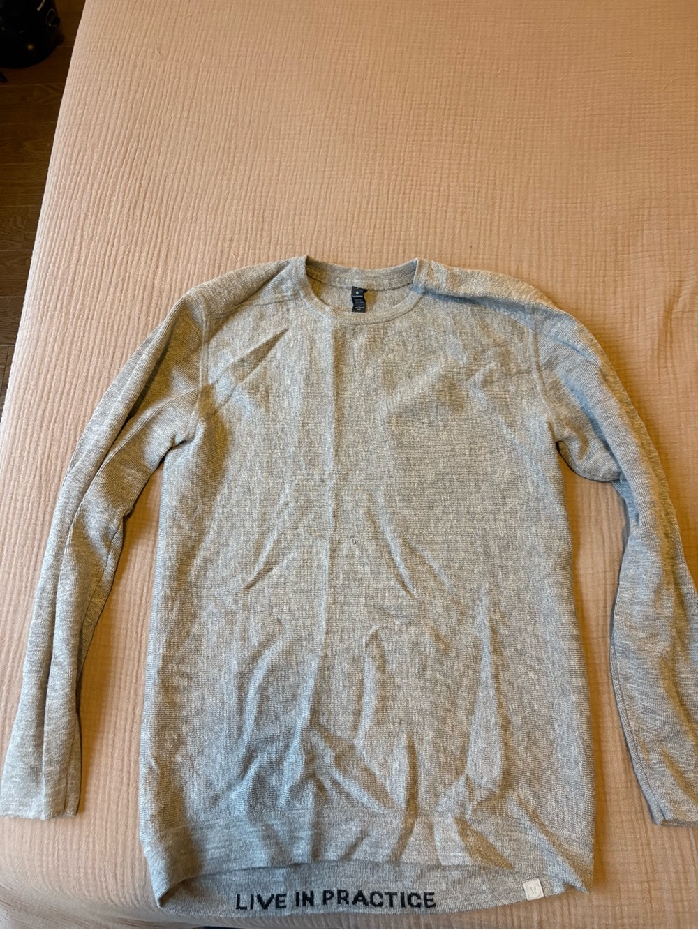 lululemon Heather Gray Merino Crewneck